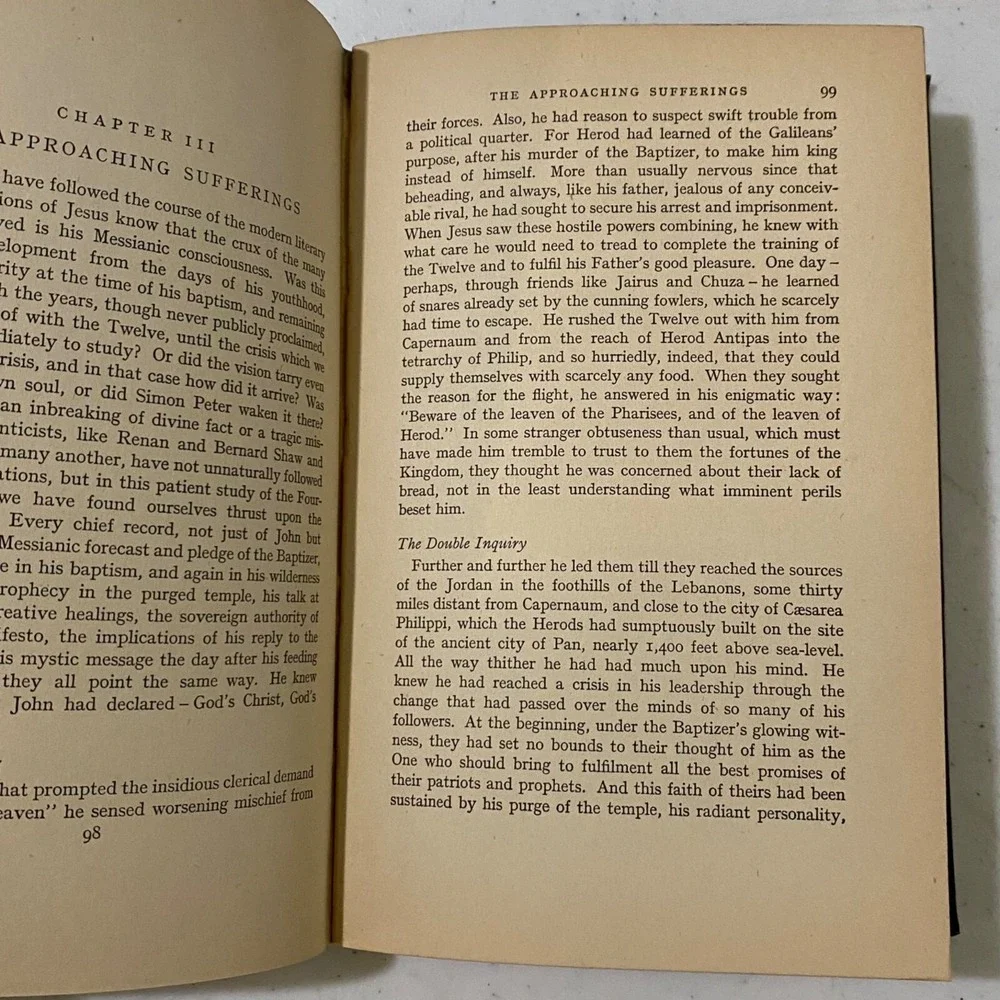 Jesus Hardcover S Pearce Carey Vintage Religious Book Christian‎ 1940s